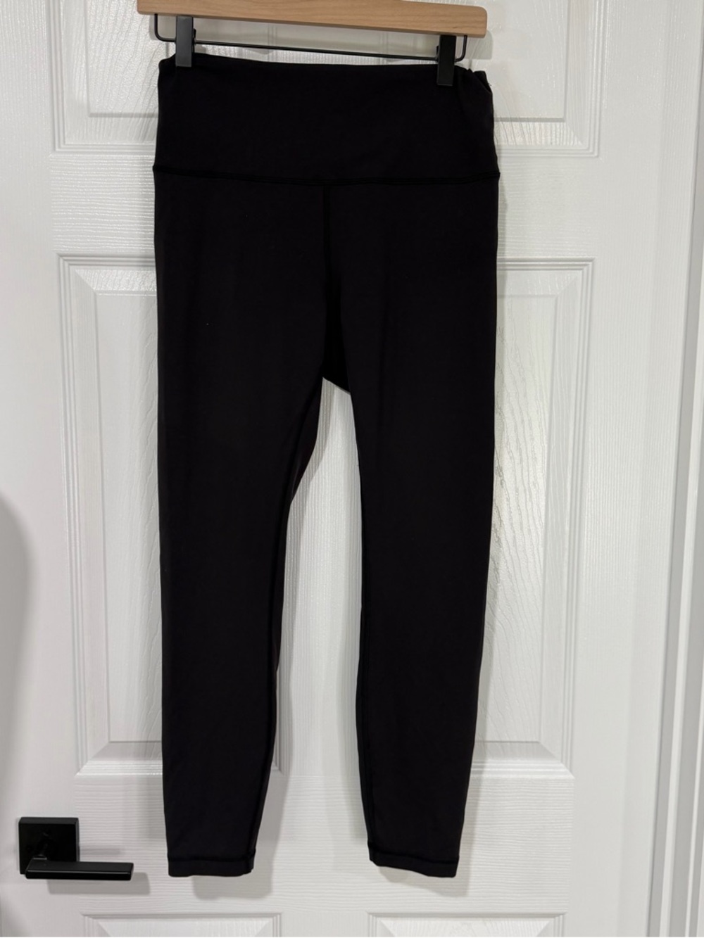 lululemon athletica Black Workout Leggings with Logo Dot